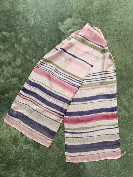 silk habotai scarf - naturally dyed