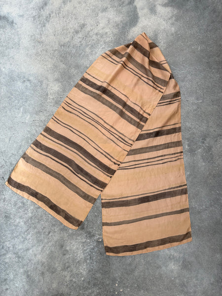 silk habotai scarf - naturally dyed