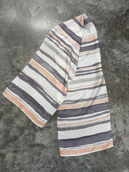 silk habotai scarf - naturally dyed