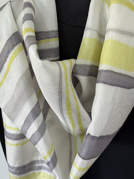 silk habotai scarf - naturally dyed