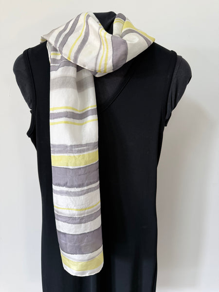 silk habotai scarf - naturally dyed