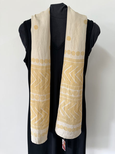 silk habotai scarf - naturally dyed