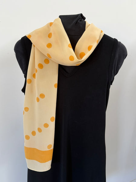 silk crepe de chine scarf
