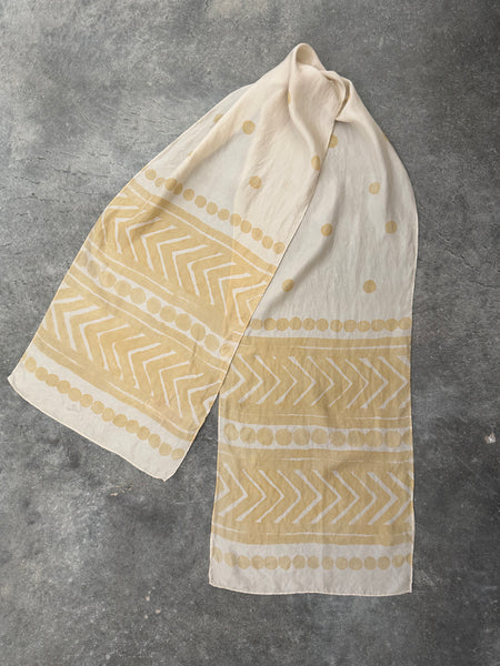 silk habotai scarf - naturally dyed