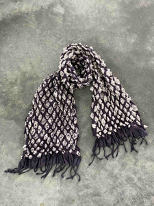 Cotton SHIBORI  scarf - Organic